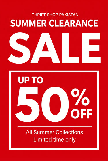 Summer Clearance Sale upto 50% Off